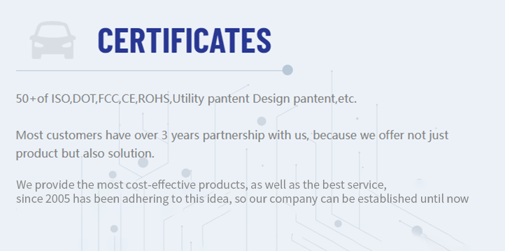 Product certificate description