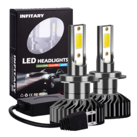 Infitary high quality F2 led headlight bulb running light COB H4 H7 H11 fog light bulb car accessories