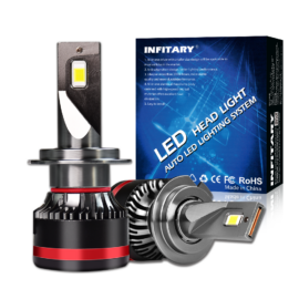 Infitary led car headlight bulb M8 60W H1 H3 H4 H7 H11 9005 9006 fog/driving light car accessories